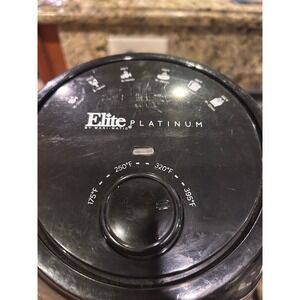 Elite Platinum Air Fryer 1700 Watts Black Countertop Appliance